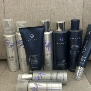 MONAT:  Several items available and priced separately.  Msg me if interested.